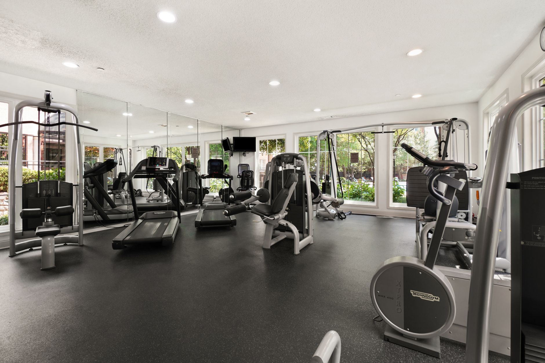 interior of gym